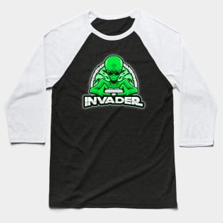 Alien invader Baseball T-Shirt